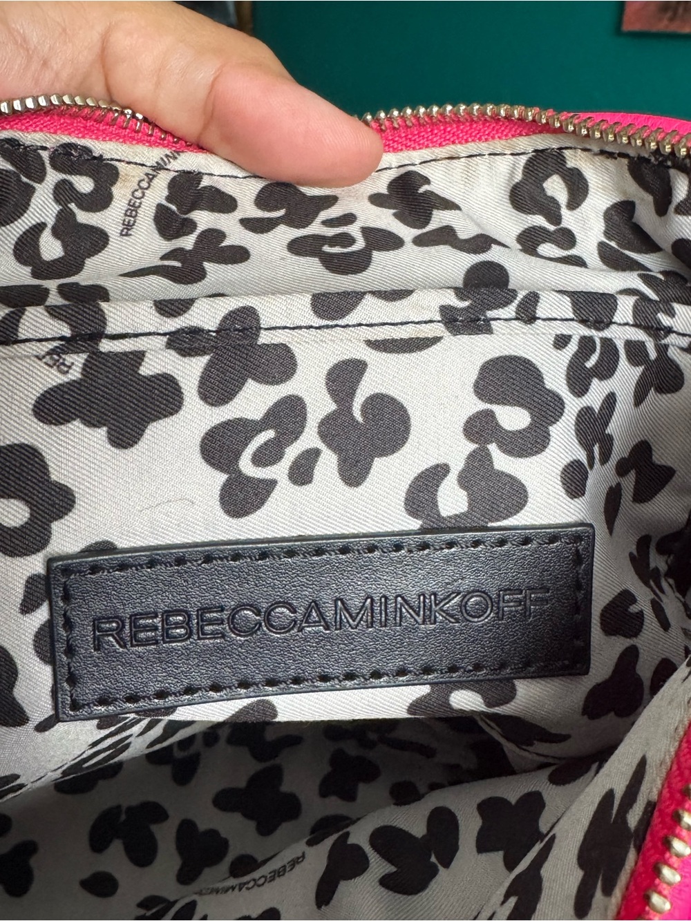 Rebecca Minkoff Hot Pink and Brown Fringe Shoulder Bag - Picture 4 of 4